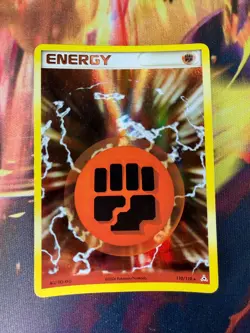 Fighting Energy 110/110 LP-DMG Holo Rare Holon Phantoms 2006 Pokemon TCG - Image 1