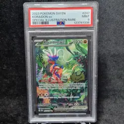 PSA 9 - Koraidon ex - 247/198 - Scarlet & Violet Base Set - SIR - Pokemon TCG - Image 1
