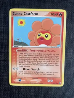 Pokemon TCG Sunny Castform Delta Species 31/113 Regular Rare LP+ - Image 1