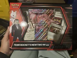 NEW Destined Rivals Pokemon TCG Team Rockets Mewtwo EX Box Sealed - Image 1