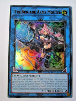 Yugioh! Tri-Brigade Arms Mouser Dood-En051 Ultra Rare 1st Ed Near Mint!! - Image 1