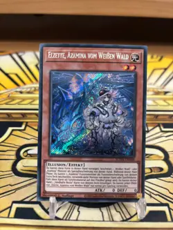 Yugioh Elzette, Azamina vom Weißen Wald Secret Rare SUDA-DE008 - Image 1