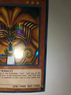 Yu-Gi-Oh! TCG Exodia the Forbidden One YGLD-ENA17 1st Edition Holo - Image 3