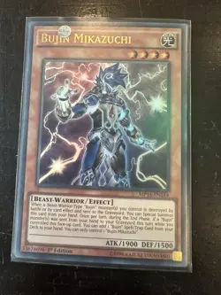 Bujin Mikazuchi - MP14-EN144 1st Edition Ultra Rare YuGiOh TCG Card - Image 1