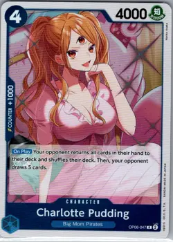 Charlotte Pudding OP06-047 SR Wings of the Captain - One Piece Card - NM - Image 1