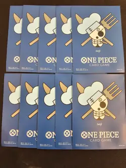 ONE PIECE Card Game Official Don Sleeves Limited Bandai Japan (10pc) - Sanji NEW - Image 2