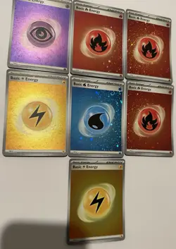 Pokemon 151 Cosmos Holo Energy Cards - Image 1