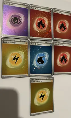 Pokemon 151 Cosmos Holo Energy Cards - Image 3