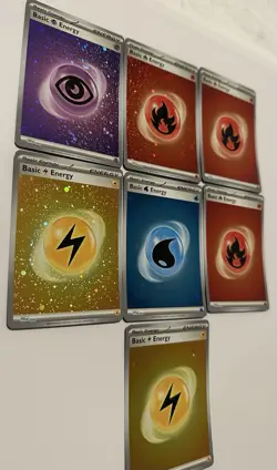 Pokemon 151 Cosmos Holo Energy Cards - Image 4