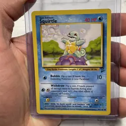 Squirtle - Pokemon Card Unlimited Edition Base Set 2 Non Holo 93/130 NM Pokemon - Image 1