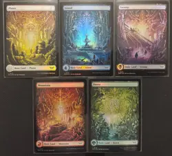 MTG Duskmourn: House of Horrors Set of Full Art Lands Foil (Common) - Image 1
