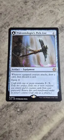 Paleontologist's Pick-Axe Commander: the Lost Caverns of Ixalan Regular MTG NM - Image 1