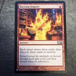Burning Inquiry Magic 2010 MP MTG - Image 1