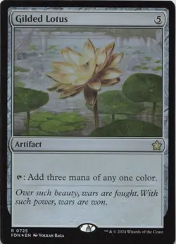 Gilded Lotus - FOIL - R Foundations 725 - MTG - Image 1