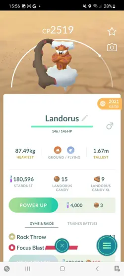 Pokemon Go Legendary Landorus ( Normal ) - Image 1