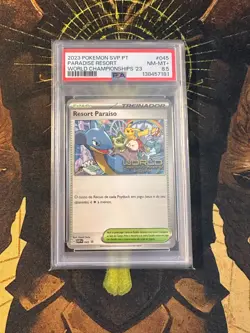 Pokemon Portuguese Paradise Resort 045 World Championship 2023 PSA 8.5 - Image 1