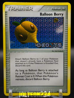Pokemon TCG - Balloon Berry 84/107 EX Deoxys Reverse Holo Vintage Uncommon - Image 1