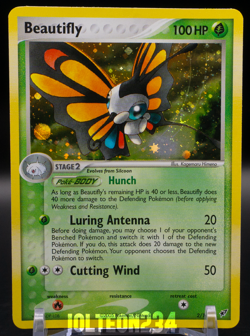 Pokemon TCG - Beautifly 2/107 EX Deoxys Holo Vintage Rare - Image 1