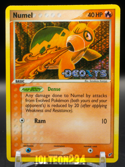 Pokemon TCG - Numel 68/107 EX Deoxys Reverse Holo Vintage Common - Image 1