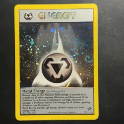 Pokemon Vintage Holo Metal Energy Neo Genesis 19/111 WotC Double Swirl - Image 1