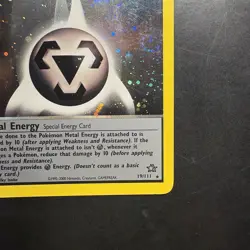 Pokemon Vintage Holo Metal Energy Neo Genesis 19/111 WotC Double Swirl - Image 4