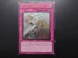 Yugioh - Solemn Warning DREV-EN077 Ultimate Rare - Image 1
