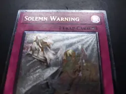 Yugioh - Solemn Warning DREV-EN077 Ultimate Rare - Image 4