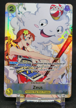 One Piece CCG Zeus Alternate Art - A Fist of Divine Speed OP11 - Image 1