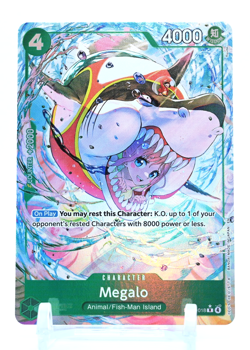 One Piece CCG - Megalo EB04-018 (R) Alt Art The Azure Sea's Seven English NM/M - Image 1