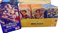 One Piece 12 Tin Pack Set Vol.2 TS-02 Display English In Hand USA FREE OP14 pack - Image 2