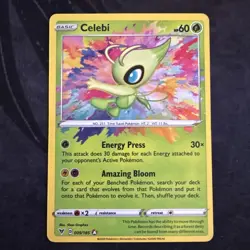 Celebi 009/185 Vivid Voltage Sword & Shield Pokemon Card - Image 1
