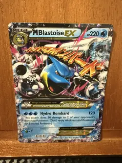 Pokemon TCG Mega Blastoise EX XY #30/146 Holo Ultra Rare Card-2014 - Image 1