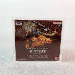 One Piece Booster Box Acrylic Display Magnetic Case Fit OP-01 OP-02 12cards US - Image 2