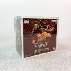 One Piece Booster Box Acrylic Display Magnetic Case Fit OP-01 OP-02 12cards US - Image 3