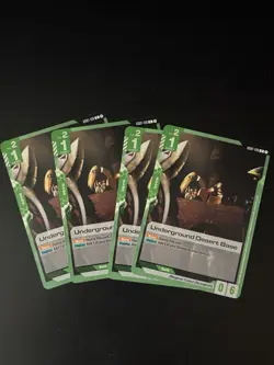 Underground Desert Base x4 GD01-126 Newtype Rising Gundam Card Game - Image 1