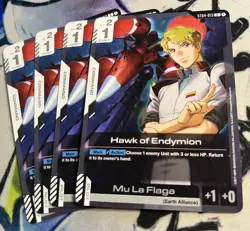 Hawk of Endymion - ST04-013 NM - Gundam TCG Card Game Playset Of 4 - Image 1