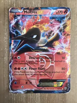 Moltres EX - 14/135 - Ultra Rare Pokemon Black & White - Pokemon Card - DMG - Image 1