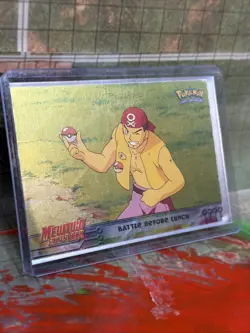 NM Pokemon TOPPS Mewtwo Strikes Back Movie Non Holo Battle Before Lunch #10 - Image 1