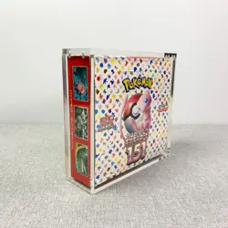 Magnetic Pokemon Acrylic Display Case for Pokemon 151 Japanese Booster Box US - Image 1