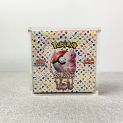 Magnetic Pokemon Acrylic Display Case for Pokemon 151 Japanese Booster Box US - Image 3