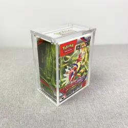 Magnetic Pokemon Acrylic Display Case for Pokemon Booster Bundle US - Image 1