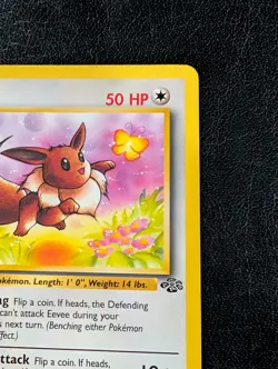 Eevee First Edition LP Pokemon 51/64 Jungle Regular - Image 3