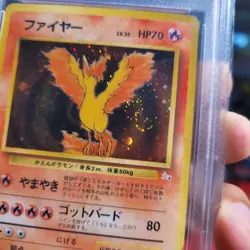 1997 Pokemon Moltres Holo 146 • PSA 9 MINT • Fossil Japanese P.M. 🌀 Swirl - Image 5