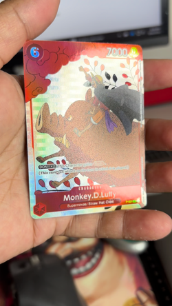 Monkey D. Luffy P-001 Alt Art Rare One Piece TCG Gift Collection 2023 English - Image 2