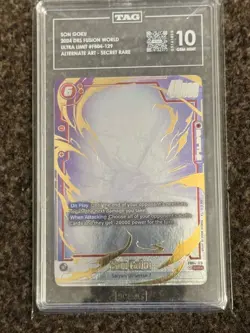 Son Goku Fusion World V.1 Secret Rare Card FB04-129 Super Rare Dragon Ball - Image 2