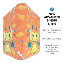 900 Cards Pocket Binder 9 Pocket Game Sport Trading Cards Album Folder - Pikachu - Image 3