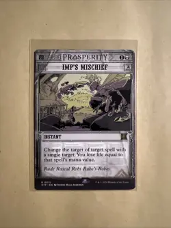 MTG Imp’s Mischief OTP 0015 R NM Regular - Image 1