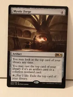 Mystic Forge altered art extended border artifact commander vintage - Image 1