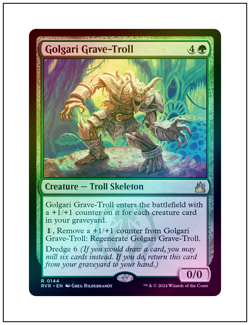 1x Golgari Grave-Troll, Foil, Magic MTG NM - Image 1