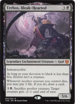 Erebos, Bleak-Hearted M Theros Beyond Death 93 - LP MTG - Image 1